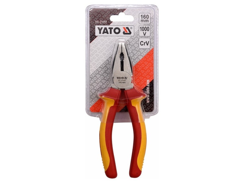 YATO Clește combinat 160 mm izolat până la 1000 V - 3 | YEO