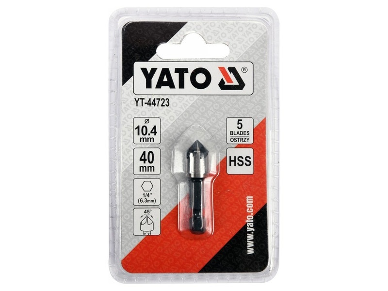 YATO Conic countersink pentru metal 10,4 mm dimensiune bit HSS - 2 | YEO