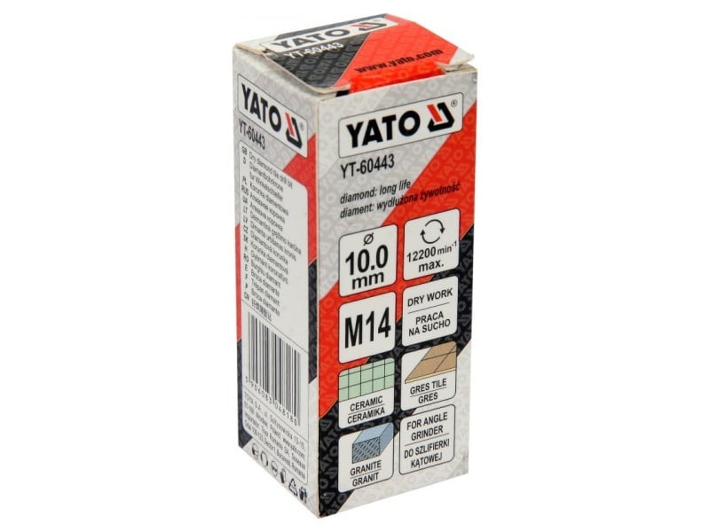 YATO Cutter circular diamantat 10 mm M14 - 2 | YEO