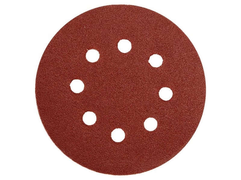 YATO Disc de fixare Velcro 125 mm / P150 8 găuri (5 buc)