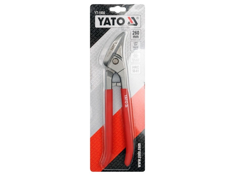 YATO Foarfece de tăiat plăci 260 mm stânga CrMo - 1 | YEO