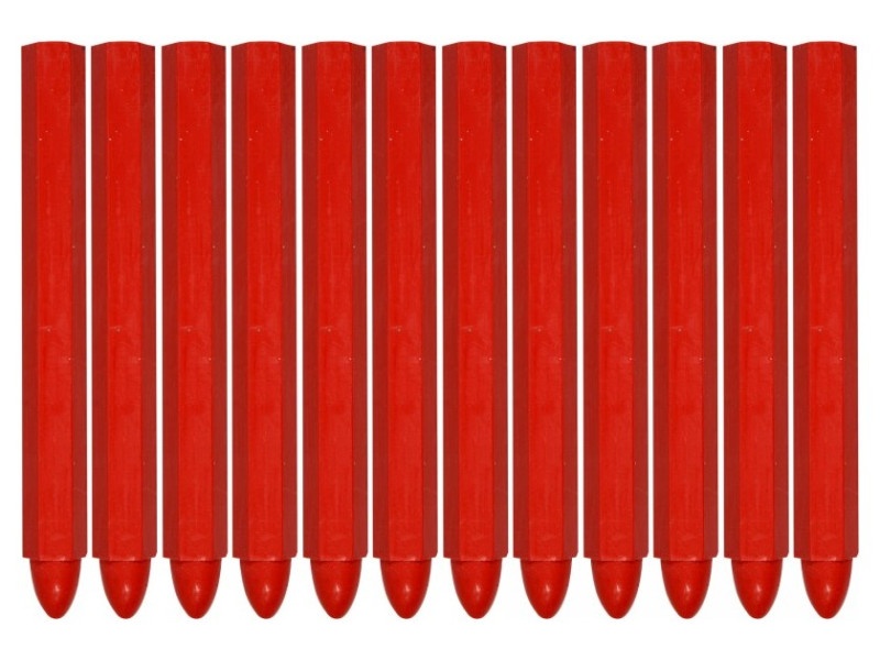 YATO Grease Crayon roșu (12 bucăți)