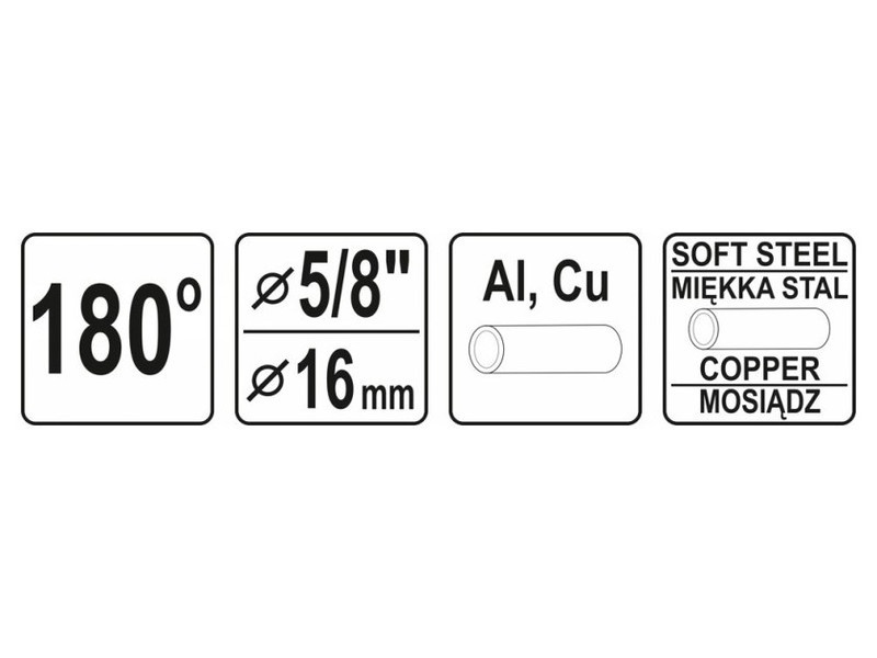 YATO Îndoitor manual de țevi 16 mm (5/8") - 1 | YEO