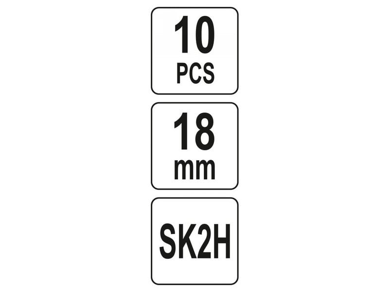 YATO Lamă ruptibilă extra ascuțită 18 mm (10 buc)