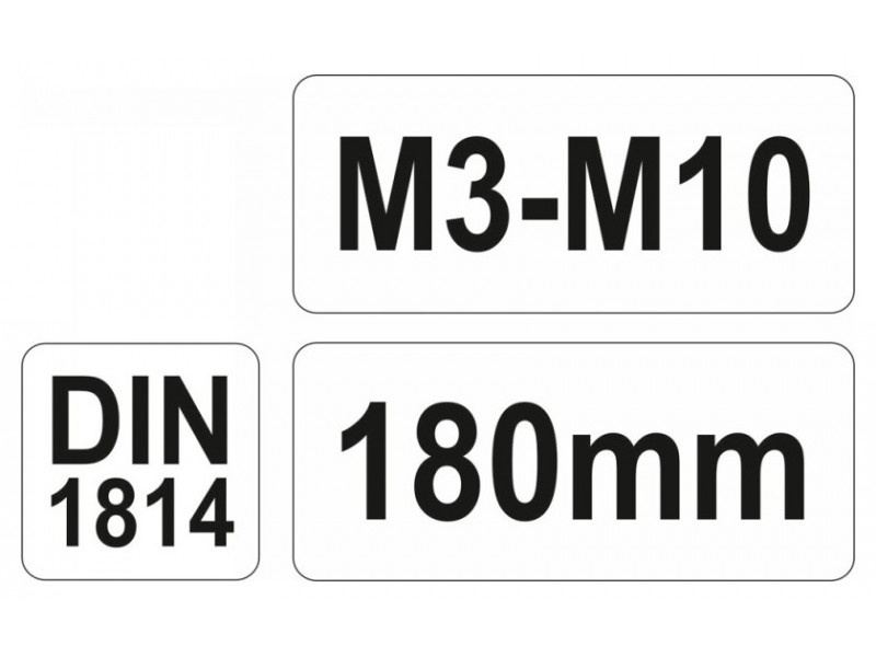 YATO Mașină de găurit filetat M3-M10 180 mm