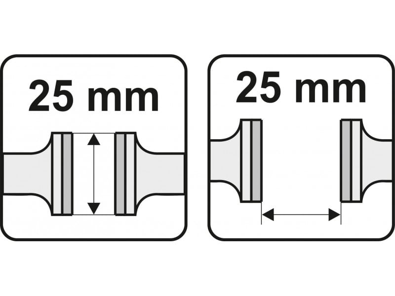 YATO Menghină manuală 25 mm