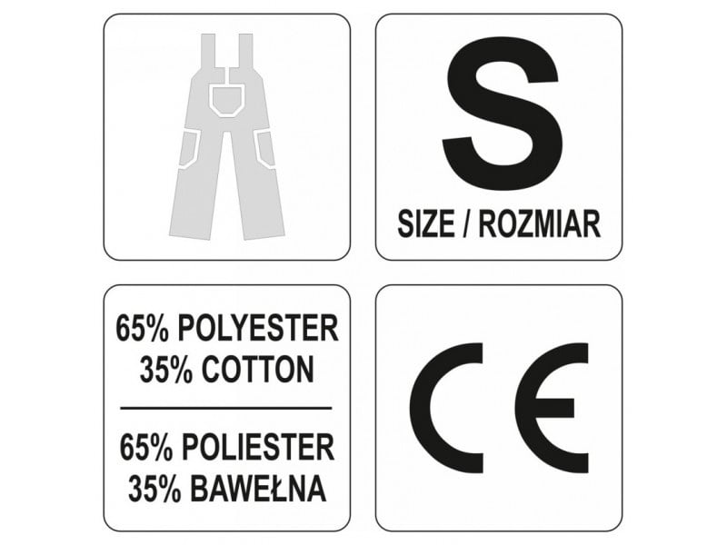 YATO Pantaloni de grădinărit de siguranță dimensiune S 7 buzunare Dan - 1 | YEO