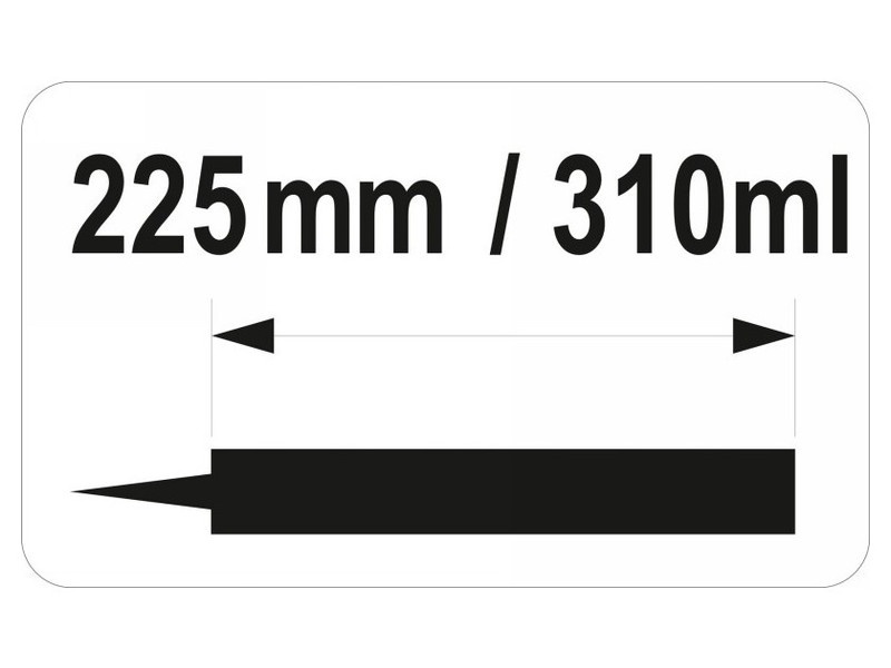 YATO Pistol de chit 225 mm închis alu - 2 | YEO