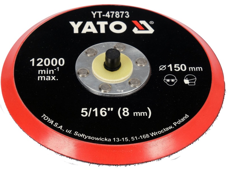 YATO Placă de cauciuc Velcro 150 mm 5/16" - 3 | YEO