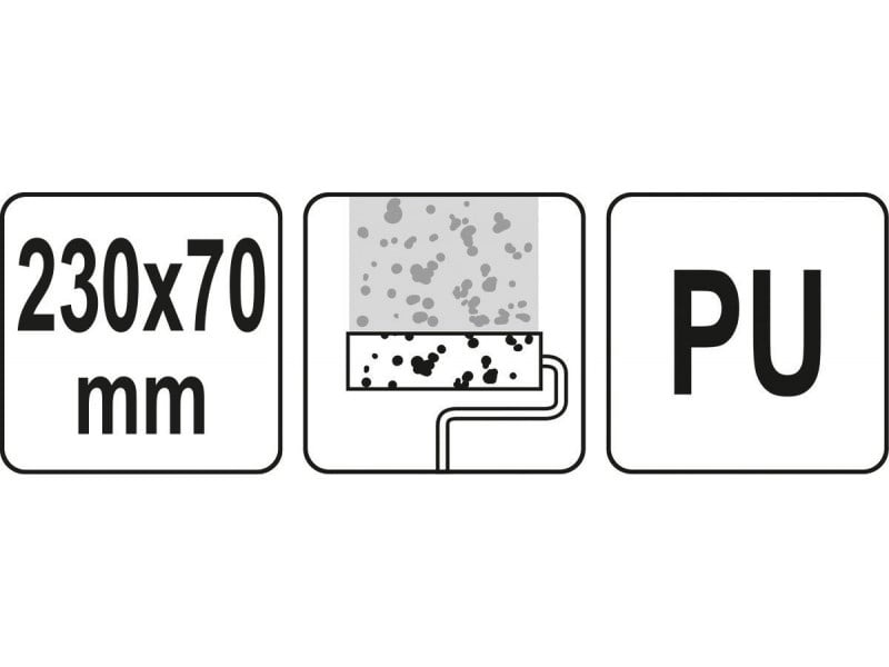 YATO Role de vopsit cu model 230 x 70 mm - 3 | YEO