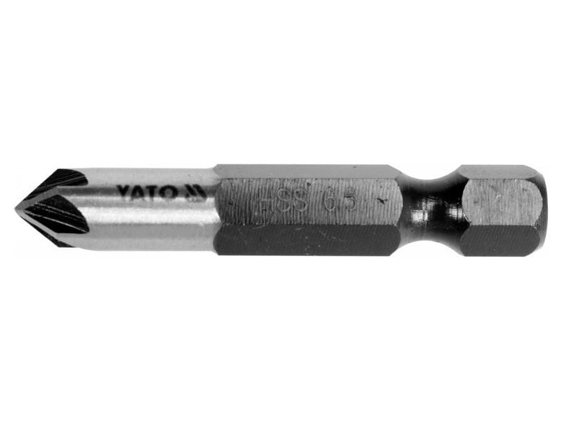 YATO Scobitură conică pentru metal cu bit HSS de 6,3 mm