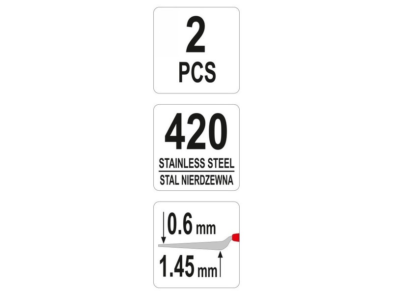YATO Set de spatule cu două fețe 2 piese - 3 | YEO