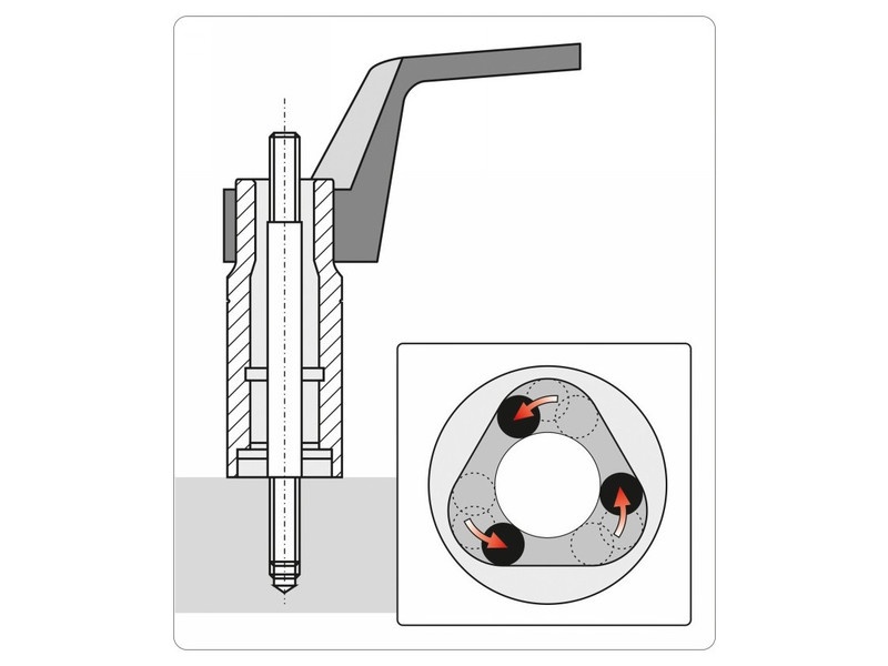 YATO Set de șurubelnițe cu cap și extractor de șuruburi 17 bucăți