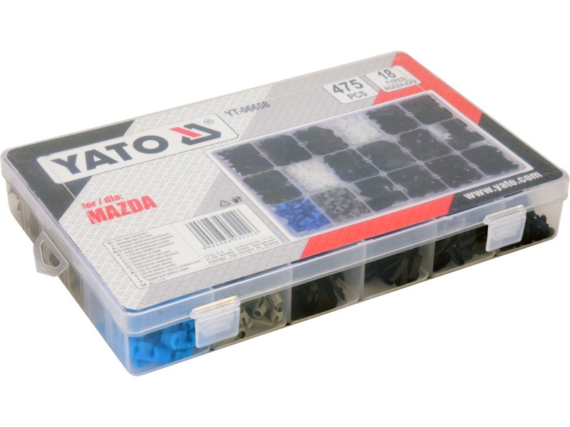YATO Set patent din plastic 475 piese Mazda - 4 | YEO