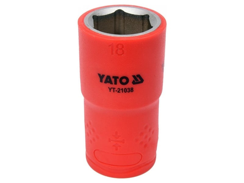 YATO Ștuț izolat 1/2" 18 mm 1000 V CrV