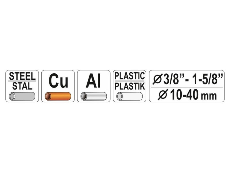 YATO Tăietor de țevi pentru metal 10-40 mm - 2 | YEO