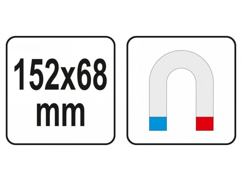 YATO Tavă magnetică 152x68 mm