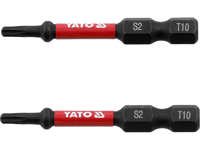 YATO Vârf bit de impact T10 x 50 mm (2 bucăți)