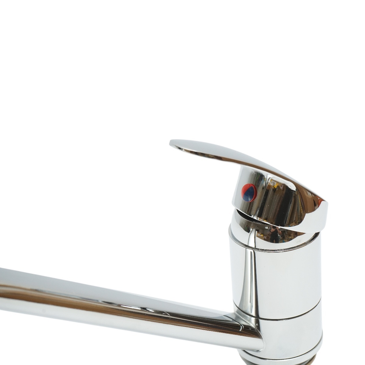 Baterie chiuveta bucatarie cu pipa mobila 22cm monocomanda, cartus ceramic, crom lucios, Cod: DISSY36