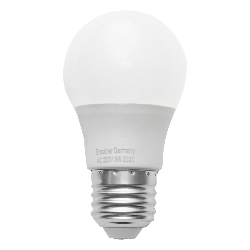 Bec cu LED, E27, 5W, 220V, din plastic, Cod: BK87464 Echivalență: DISDW39, Breckner Germany