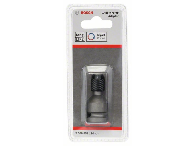 BOSCH Adaptor suport biți 1/2" -> 1/4" Hex 50 mm - 1 | YEO