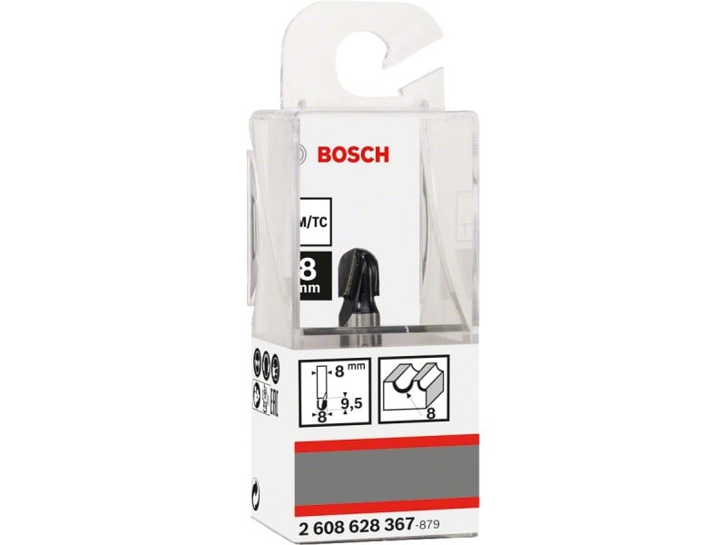 BOSCH Burghie din carbură 8,0 (r=4 mm) x 9,2 x 40 x 8 mm