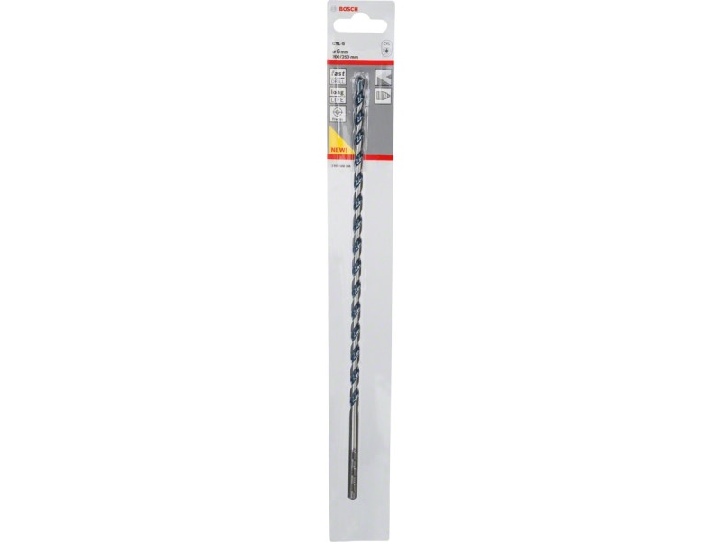 BOSCH Burghiu pentru piatră 6,0 x 250/200 mm cu două tăișuri CYL-5 - 1 | YEO