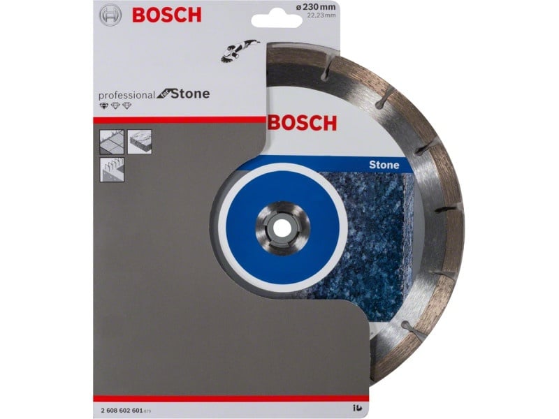 BOSCH Disc de tăiere diamantat 230 x 2,3 x 10 x 22,2 mm segmentat Standard pentru piatră - 1 | YEO