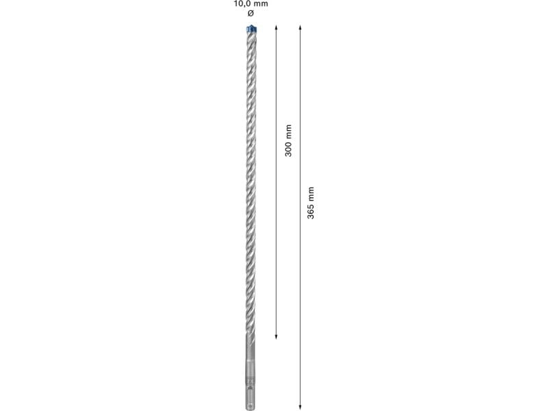 BOSCH EXPERT 7X Burghiu pentru piatră 10 x 365/300 mm pătrat SDS-Plus