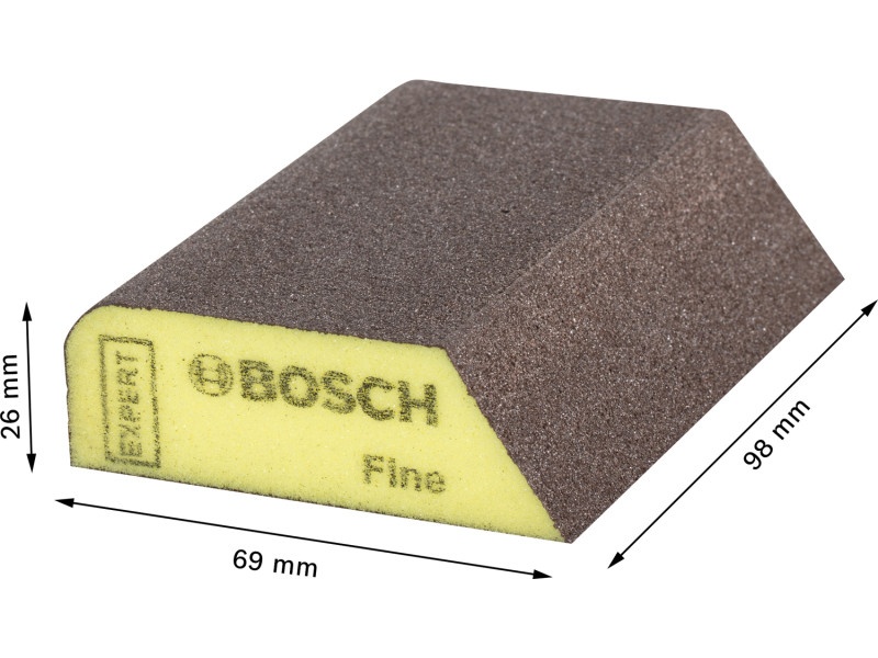 BOSCH EXPERT Burete de șlefuit 69 x 97 x 26 mm P240 - 2 | YEO