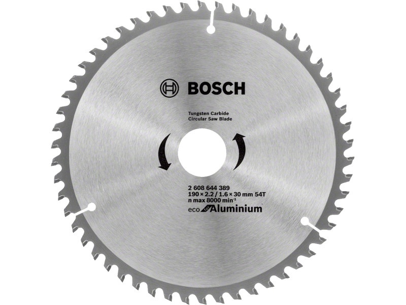 BOSCH Lamă de ferăstrău pentru aluminiu 190 x 30 x 2,2 mm / 54T