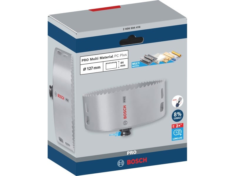 BOSCH PRO Cutter circular 127 mm (8% cobalt) PC PLUS Multi Material - 1 | YEO