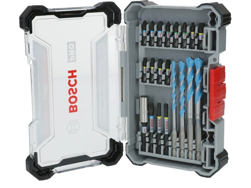 BOSCH PRO Impact bit de vârf și burghiu universal set 20 piese 1/4 Hex