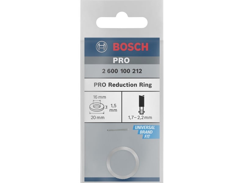 BOSCH PRO Inel de reducere 20/16 x 1,5 mm