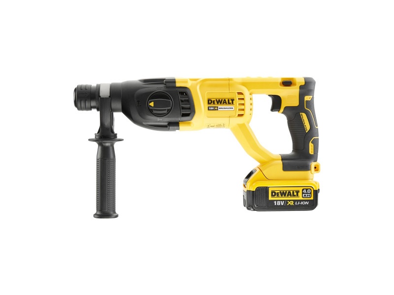 Burghiu cu percuție DEWALT cu acumulator 18 V fără perie de carbon 2.6 J (1 x acumulator 4.0 Ah + încărcător) DCH133M1 - 1 | YEO