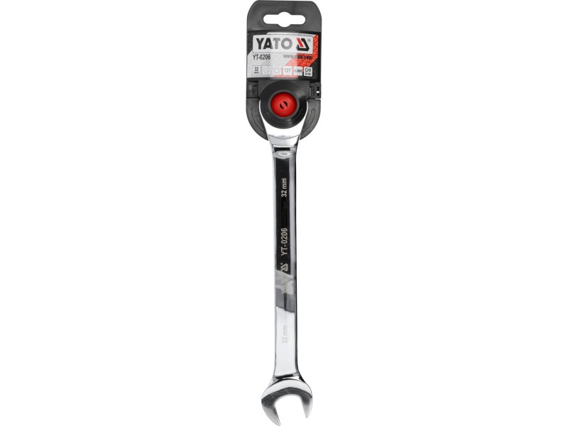 Cheie cu clichet YATO Star 32 mm / 420 mm 72T CrV - 1 | YEO