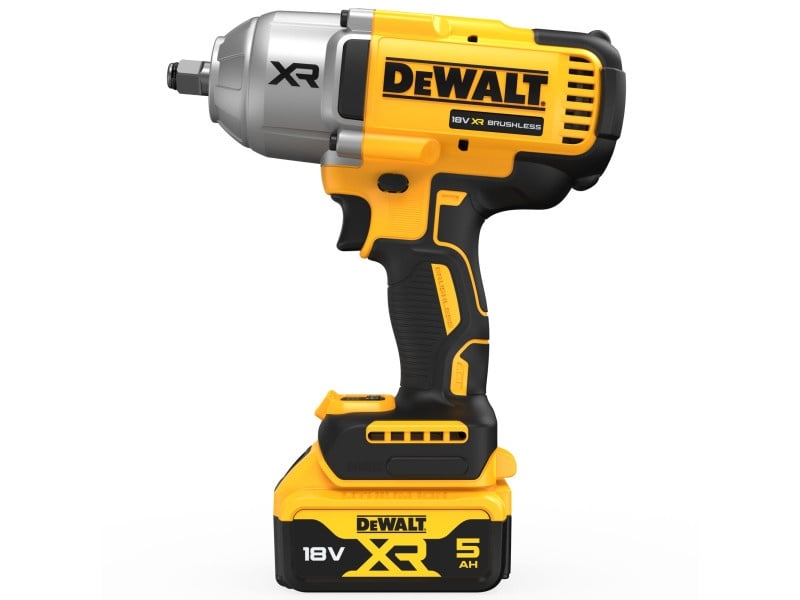 Cheie cu impact DEWALT fără fir 18 V fără perie de carbon 1/2" 1396/1898 Nm (2 baterii de 5,0 Ah + încărcător + TPSTAK) - 1 | YEO