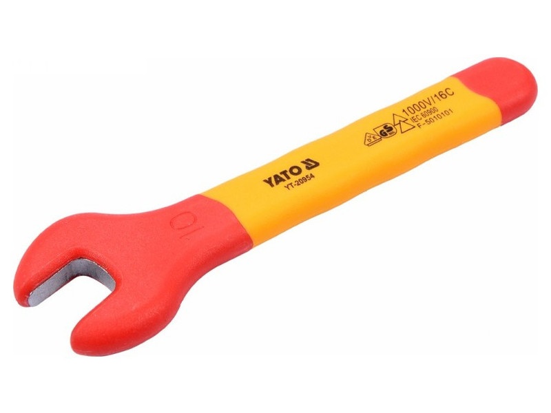 Cheie YATO 10 mm / 110 mm până la 1000 V izolată CrV - 1 | YEO
