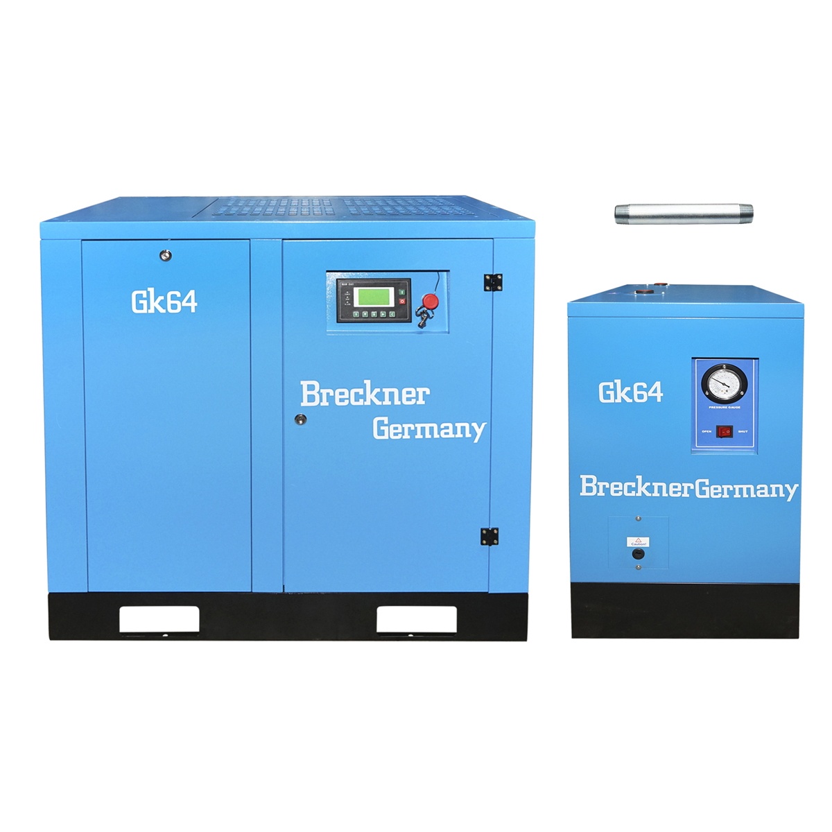 Compresor cu surub 15KW/ 20CP, 2.3mc/min cu uscator, Cod: DISGK64, Brand: BRECKNER GERMANY