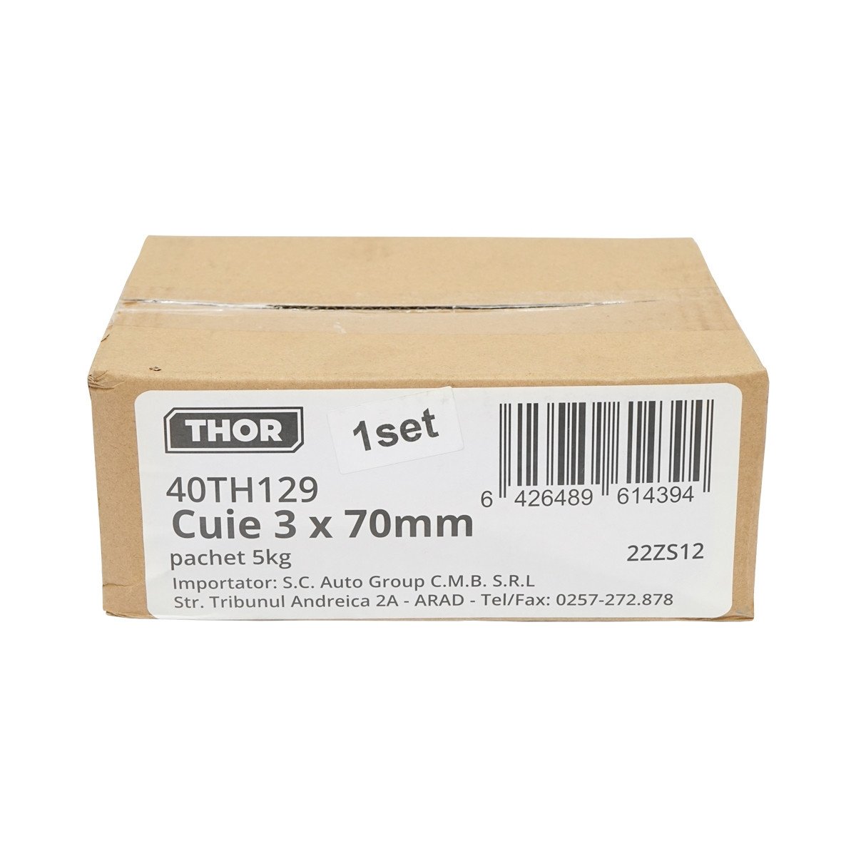 Cuie constructii 3x70mm pachet 5Kg Cod: 40TH129, Echivalență: DISLG04, Thor