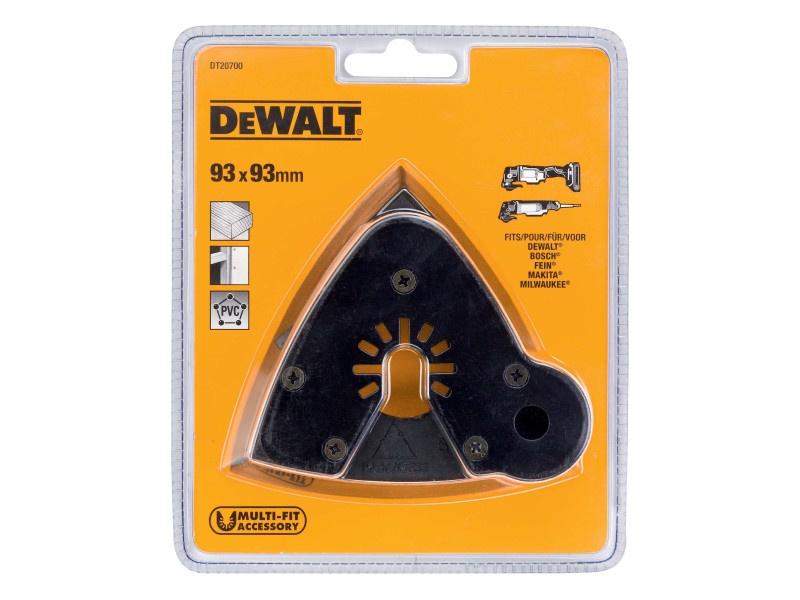 DEWALT Bază de șlefuire pentru mașină multifuncțională 93 x 93 mm