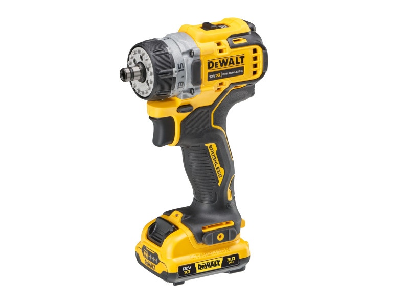 DEWALT burghiu fără fir cu cap înlocuibil 12 V (2 baterii 3.0 Ah + încărcător + TSTAK) DCD703L2T - 3 | YEO