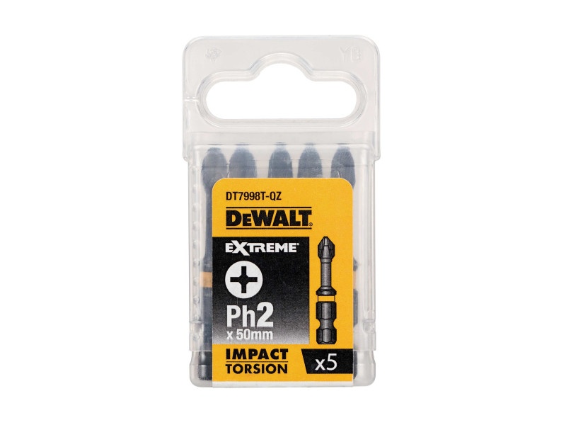 DEWALT Extreme Impact Bithegy PH2 x 57 mm (5 buc)