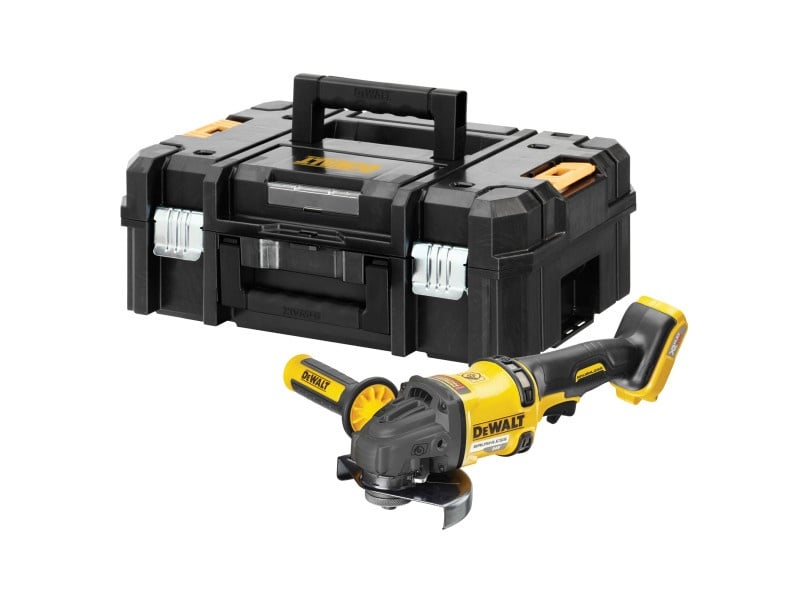 DEWALT polizor unghiular fără fir 125 mm 54 V fără perie de carbon (acumulator + încărcător, fără TSTAK) DCG418NT