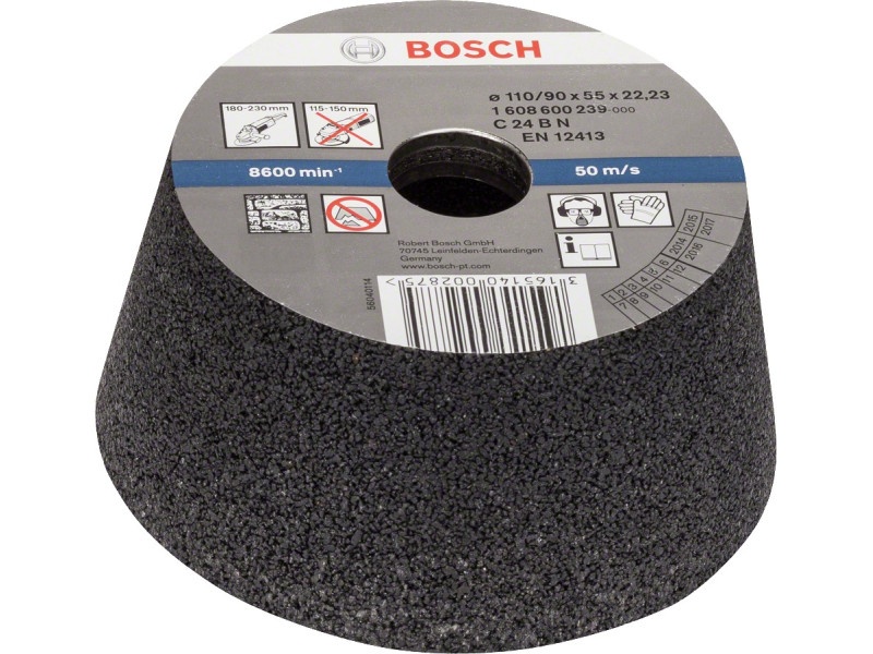 Disc conic BOSCH pentru polizor unghiular mare 110/90 x 55 x 22,2 mm / P24