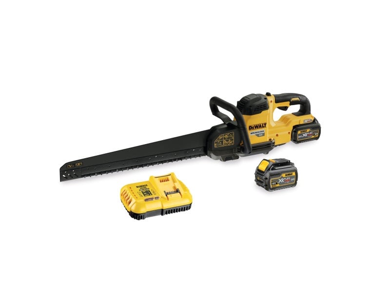 Ferăstrău aligator fără fir DEWALT 54 V (2 baterii de 6,0 Ah + încărcător) DCS398T2