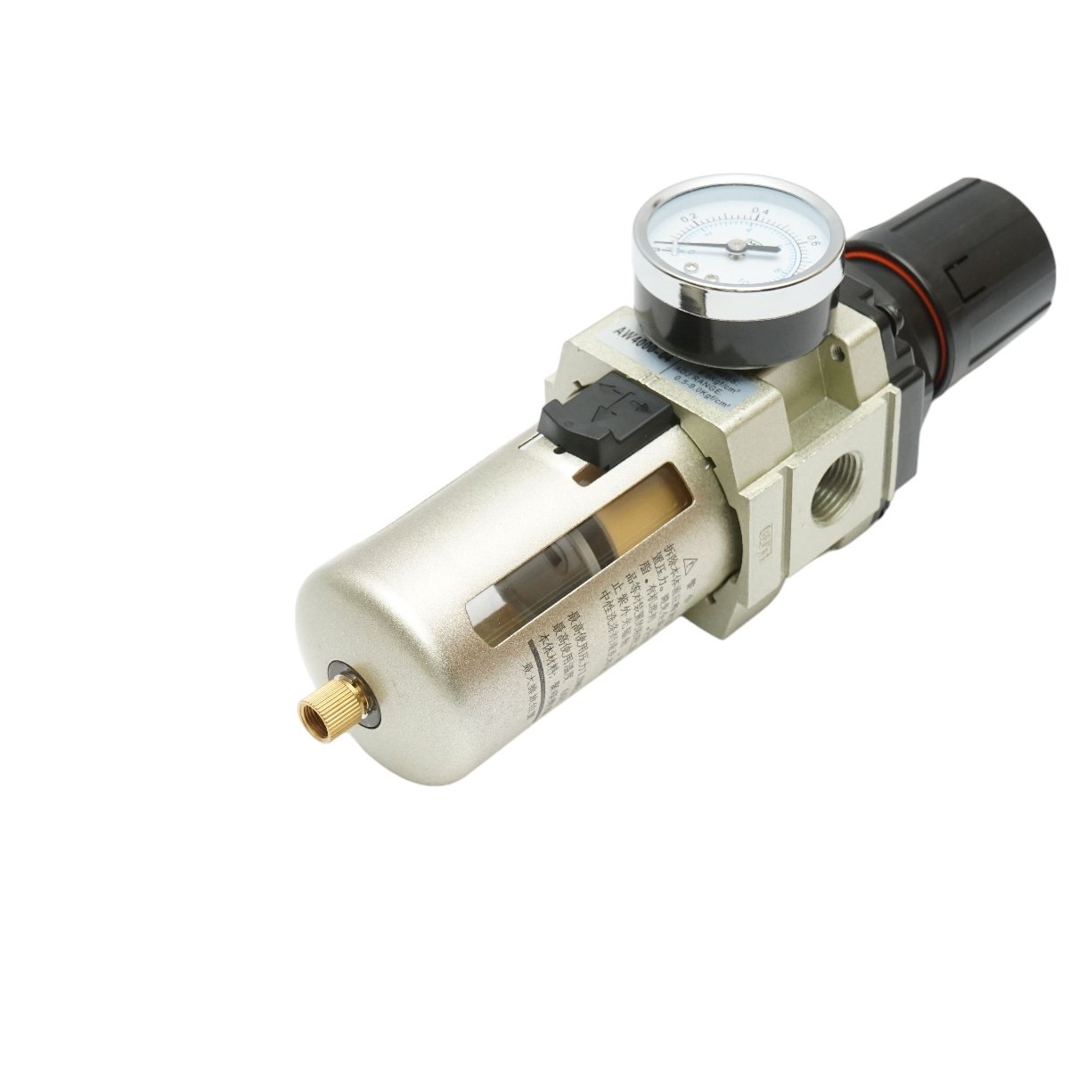 Filtru aer cu regulator presiune max. 1 MPa, racord 1/2, Cod: DISMS38