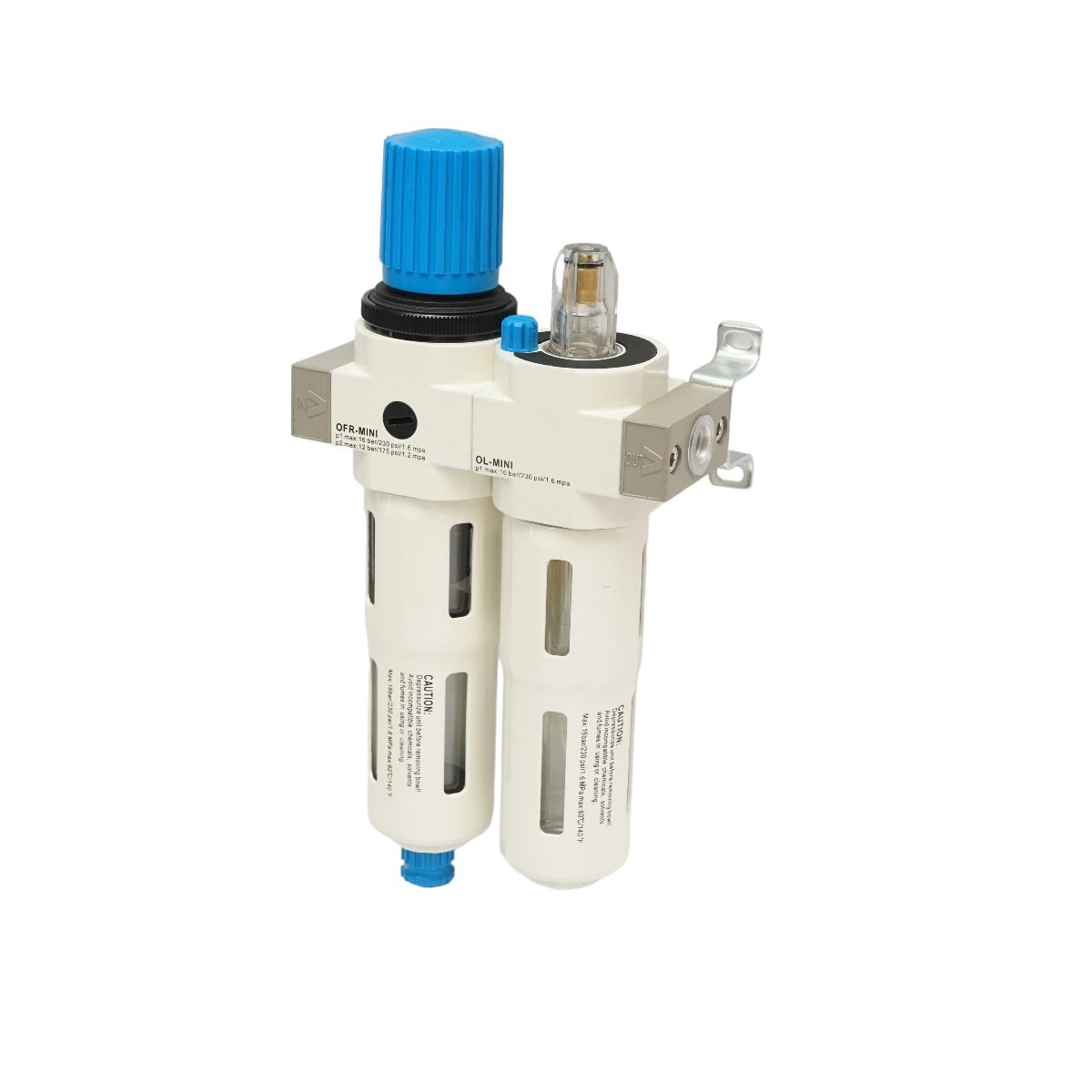 Filtru aer si ungator cu regulator de presiune max. 1.6 MPa, racord 1/4, Cod: DISMS41 - 3 | YEO