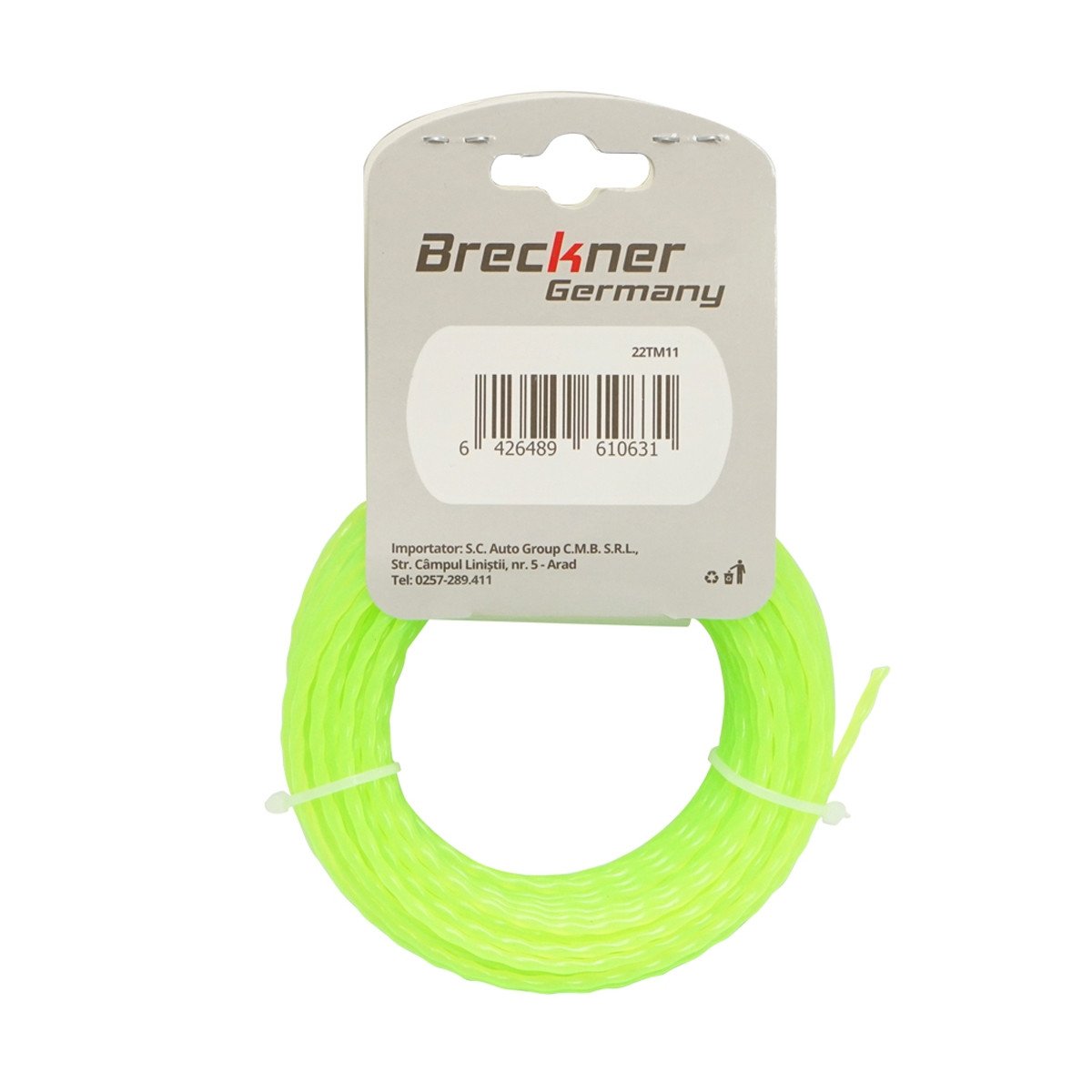 Fir elicoidal pentru motocoasa 3mm x 15m, Cod: BK99754, Brand: BRECKNER GERMANY - 1 | YEO