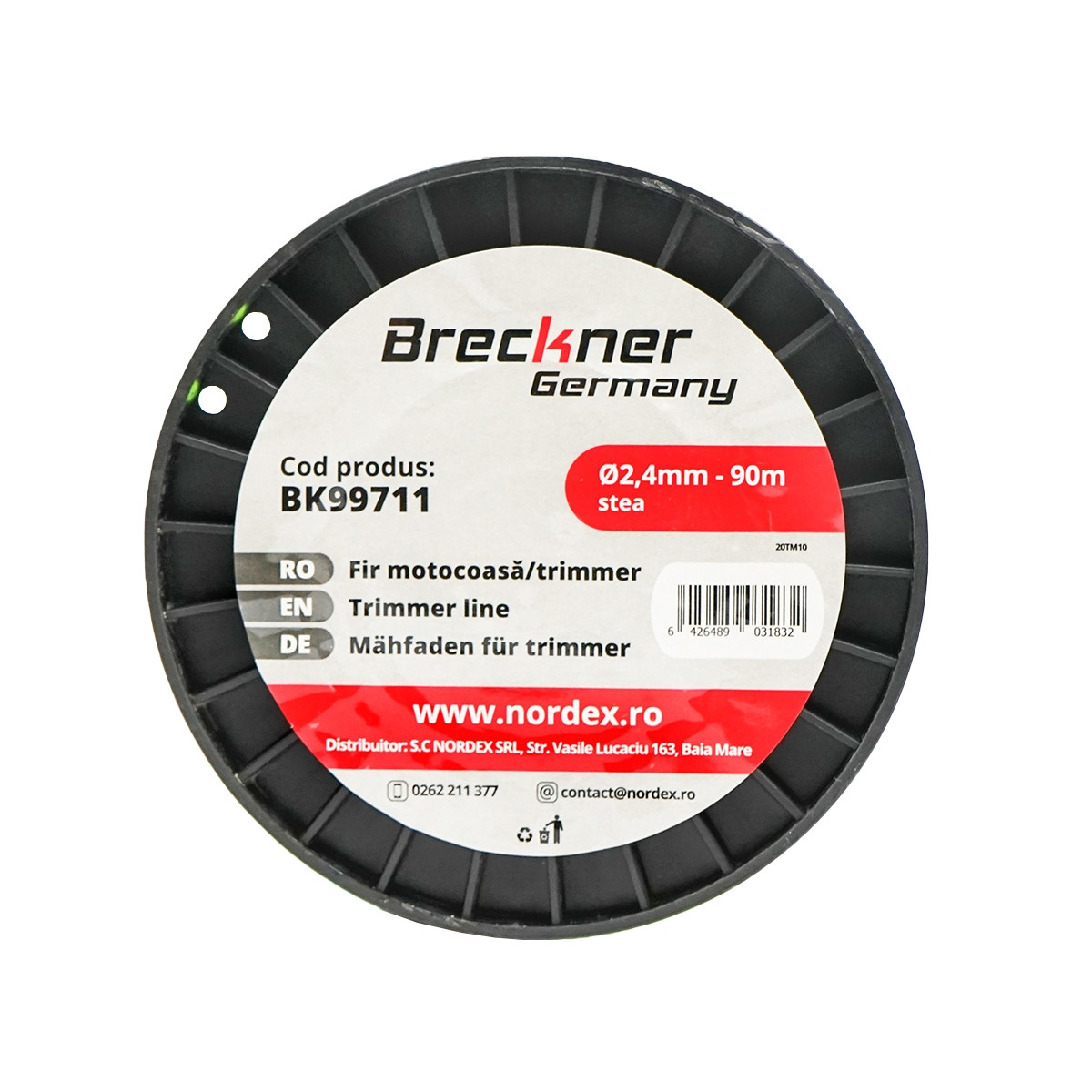 Fir stea pentru motocoasa, 2.4 mm x 90 m, Cod: BK99711, Brand: BRECKNER GERMANY